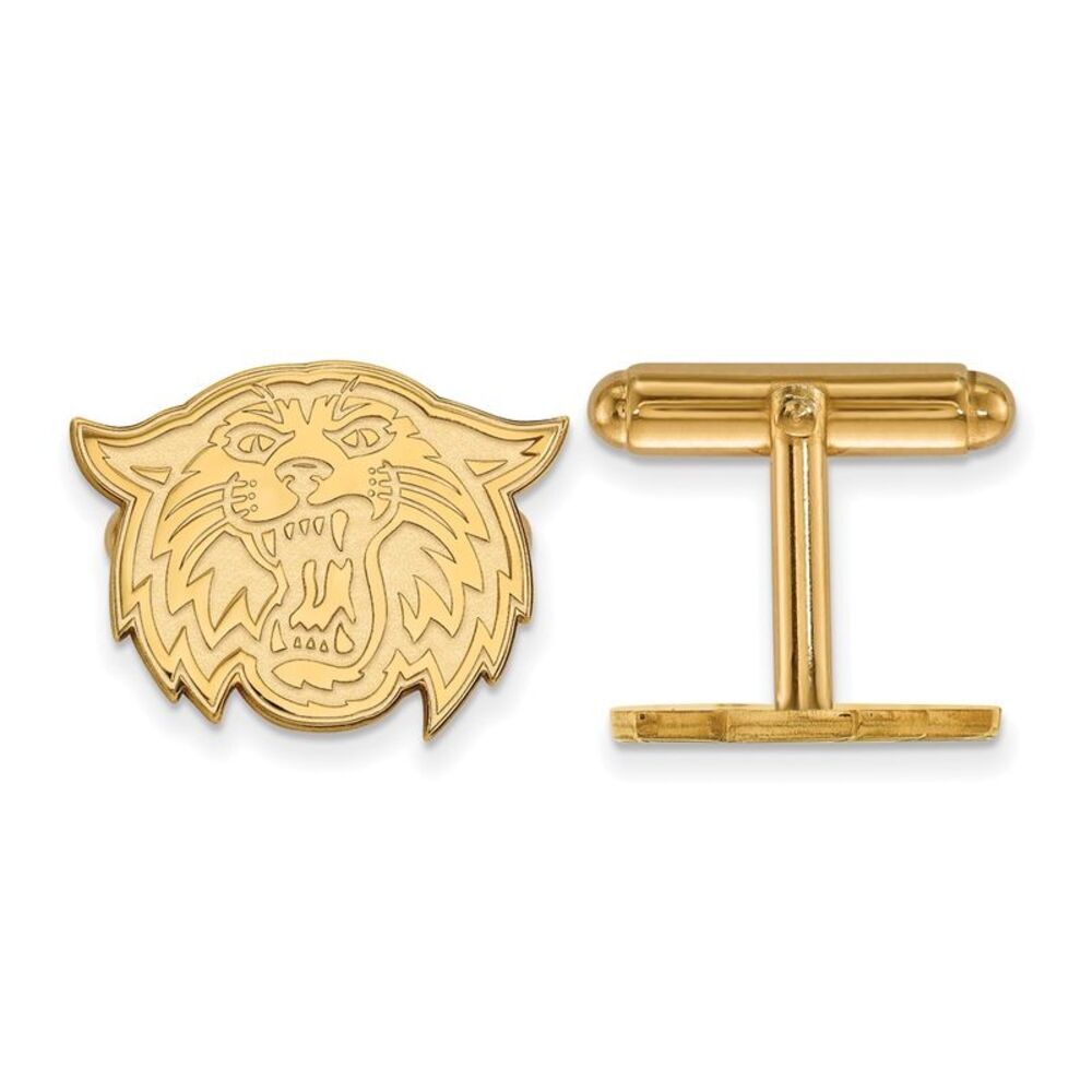 14k Gold Plated Silver Villanova University Cuff Links